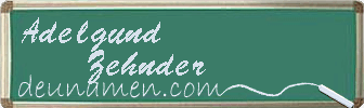 Adelgund Zehnder Visitenkarte